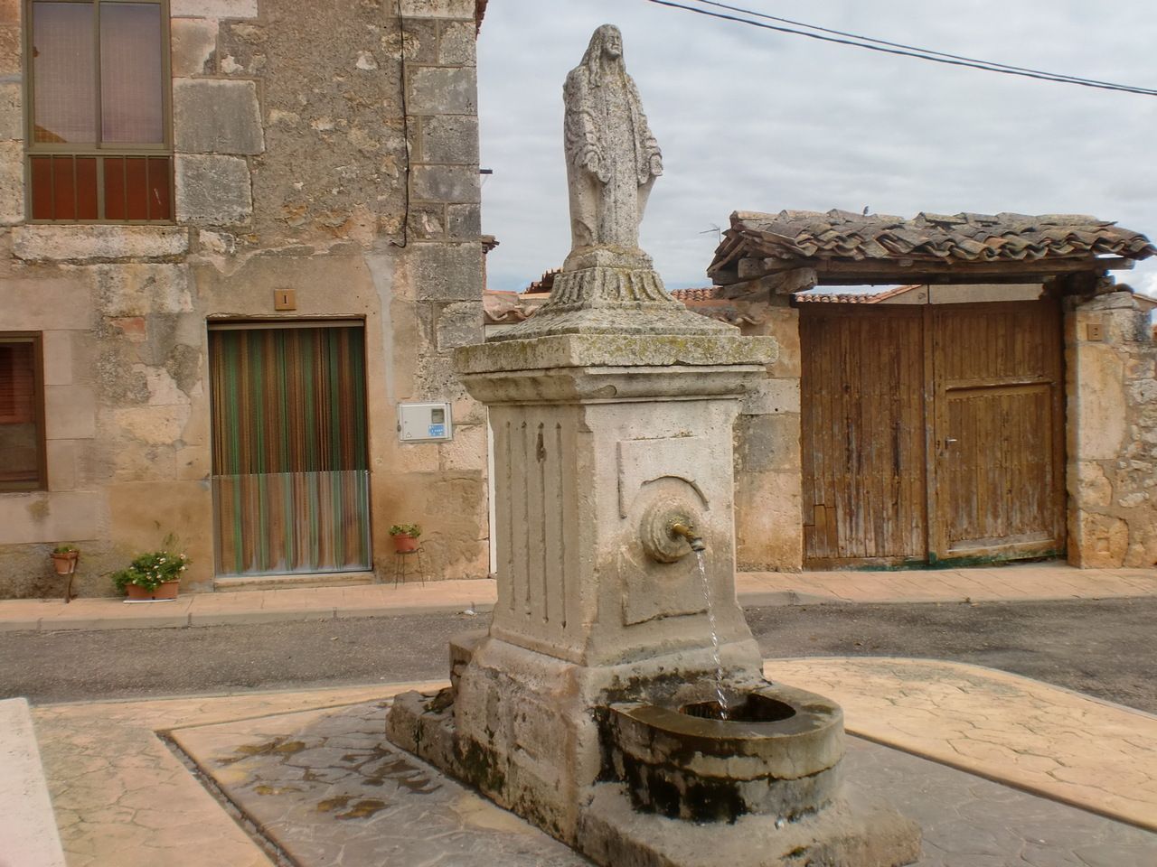 Fuente en la Plaza Mayor